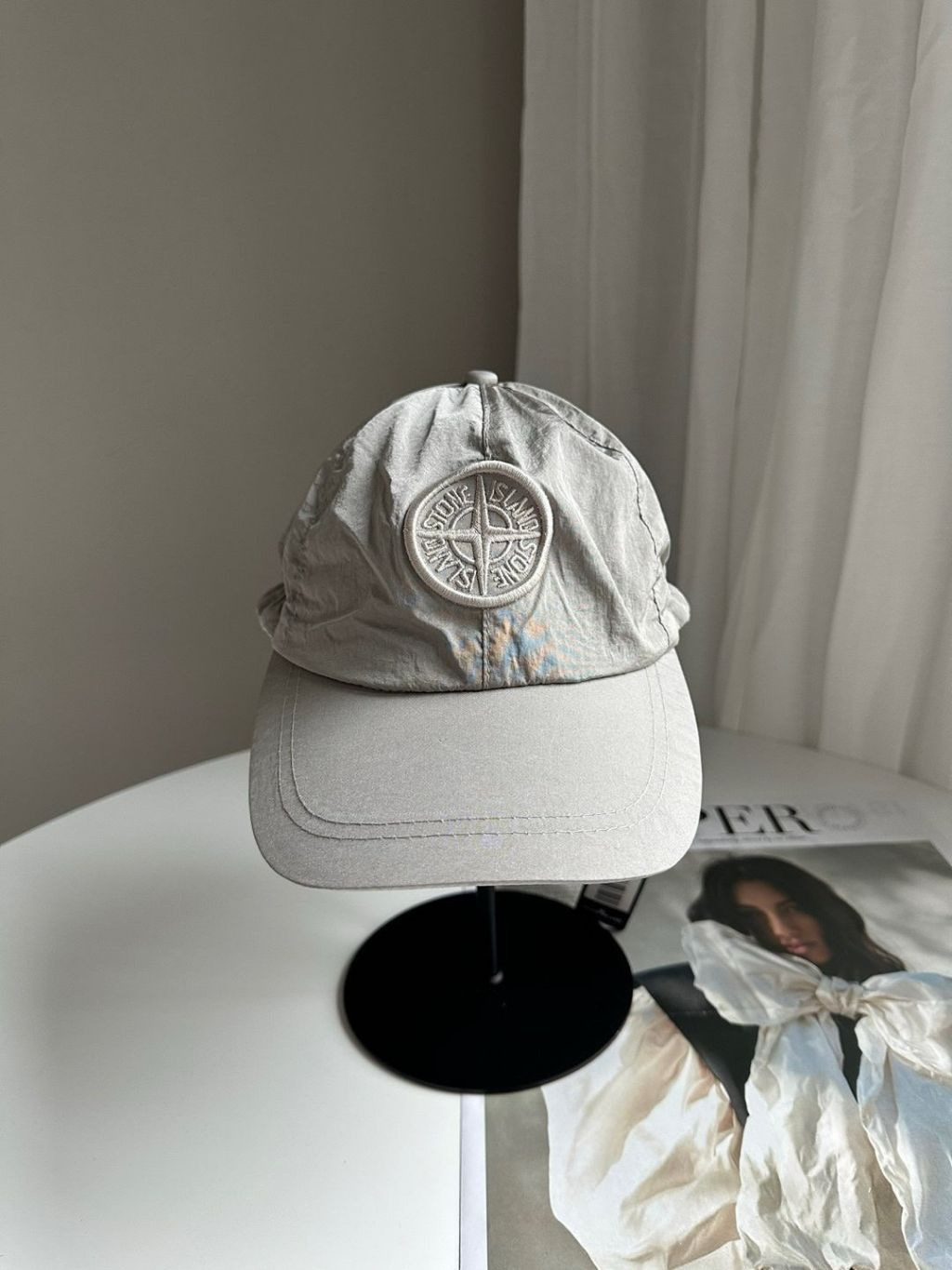 스톤아일랜드 나일론 볼캡 (모자)