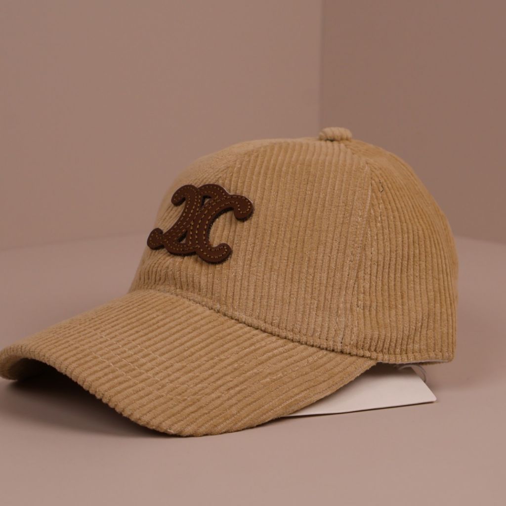 셀린느 트리오페 코듀로이 볼캡 (모자)