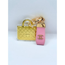 샤넬 ABQ04 20C CC로고 골드 키링