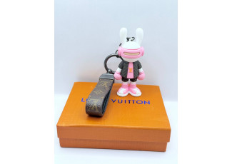 루이비통 KJ41 모노그램 버니 핑크 키링