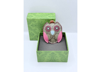 구찌 GO04 아울 쉐입 핸드백 참 키링