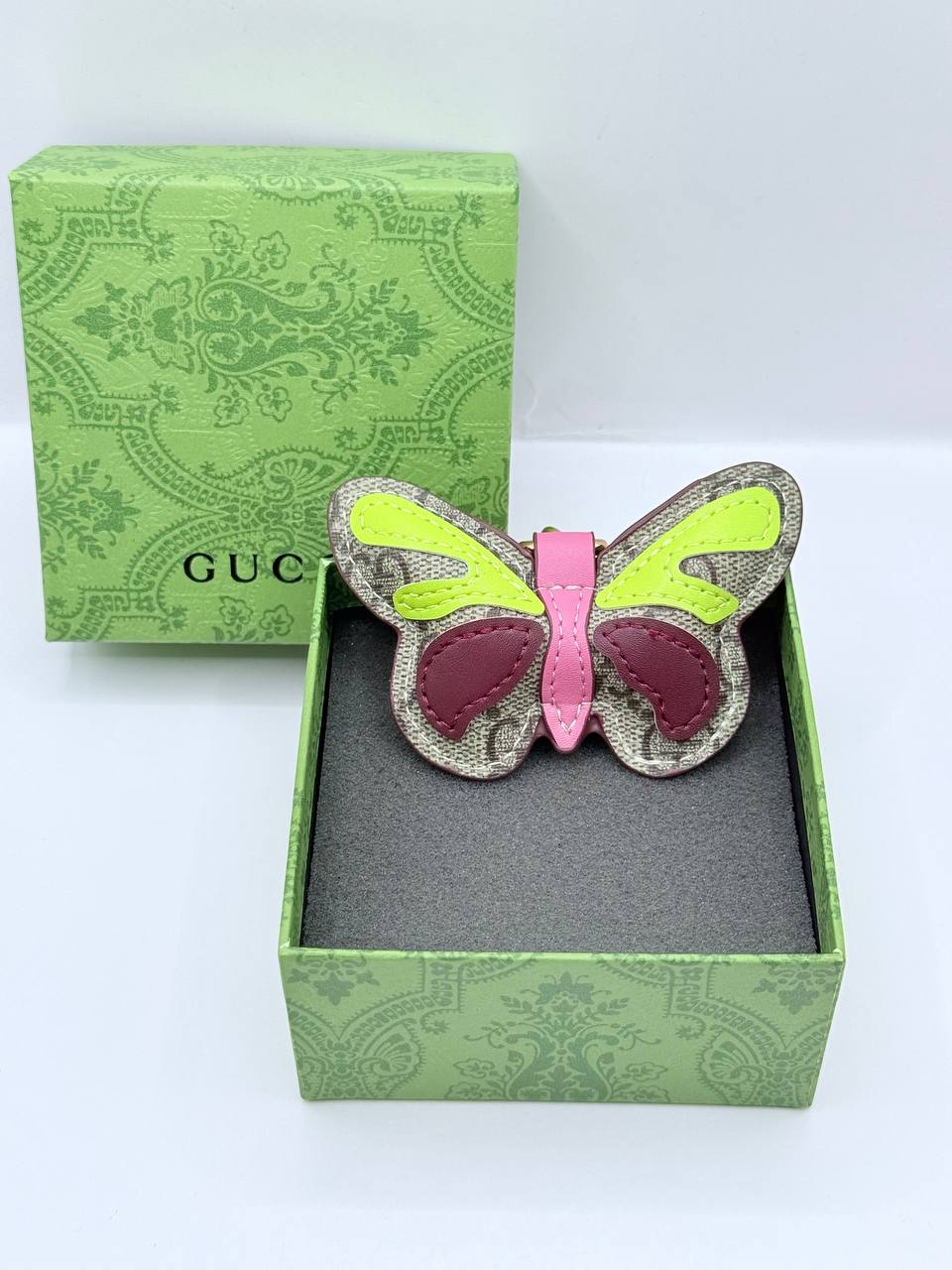 구찌 Gg03 버터플라이 쉐이프 키체인 키링