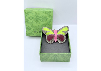 구찌 Gg03 버터플라이 쉐이프 키체인 키링