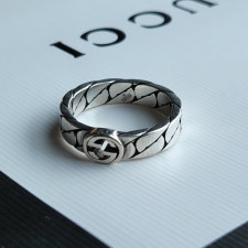 구찌 198 인터로킹 G 반지