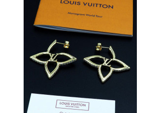 루이비통 KJ08 슬림 플라워 이어링 귀걸이