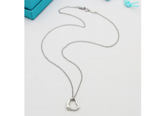 티파니 TOZ 12 엘사 퍼레티 오픈 하트 펜던트 목걸이