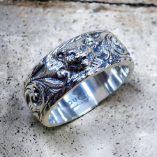 구찌 필린 헤드 반지