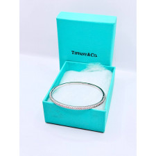 티파니 앤코 TOZ 10 다이아 브레이슬릿 화이트 골드 팔찌