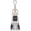 프라다 PDA11 사피아노 레더 로봇 트릭 키체인 스틸 키링