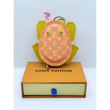 루이비통 KJ49 두꺼비 프로그 LV Frog 백 참 오렌지 키링