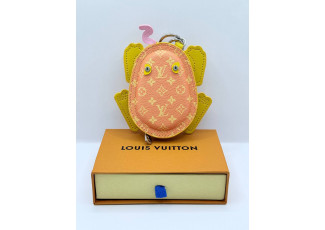 루이비통 KJ49 두꺼비 프로그 LV Frog 백 참 오렌지 키링