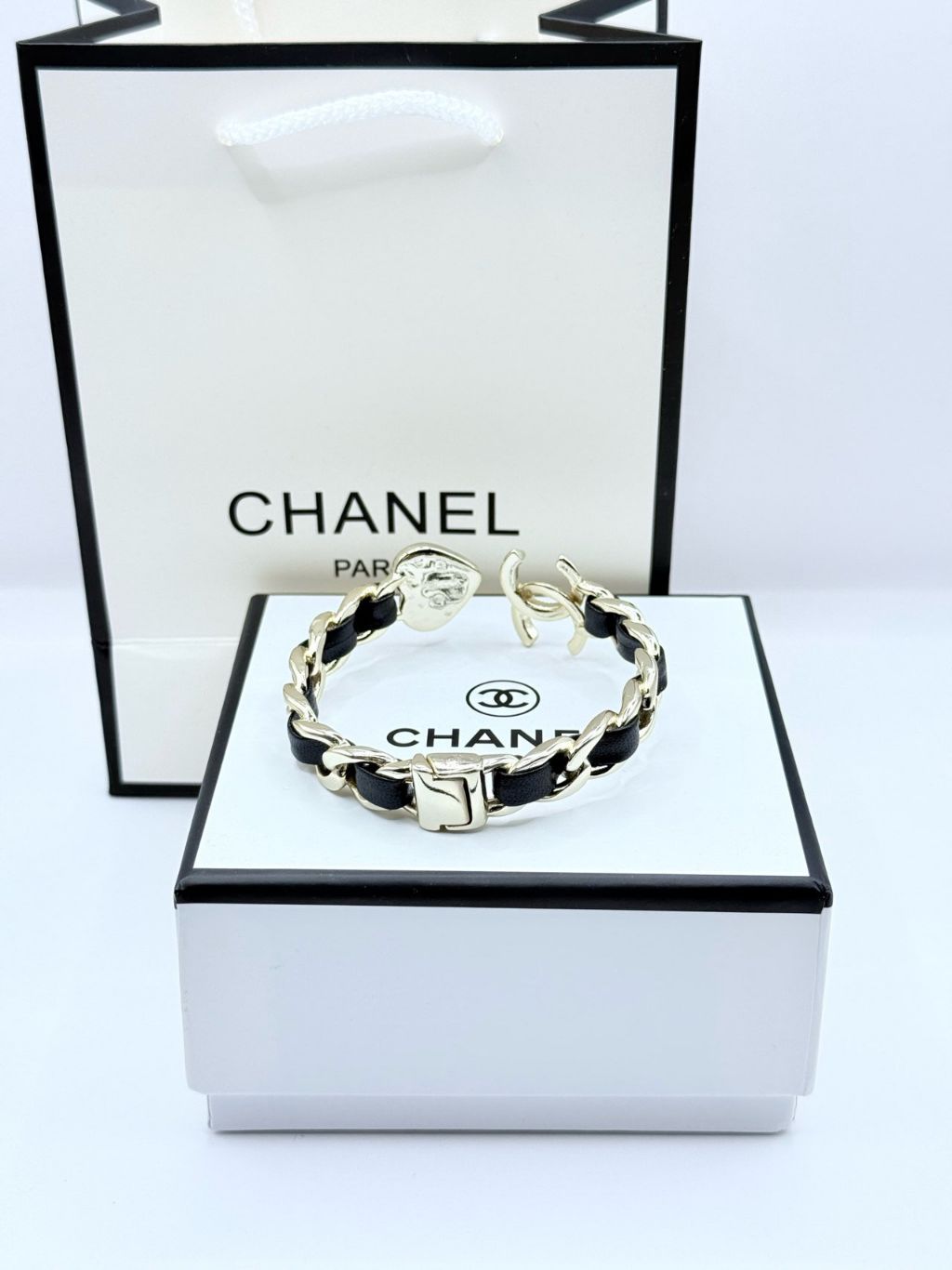 샤넬 ABQ09 프리미에르 하트 브레이슬릿 팔찌