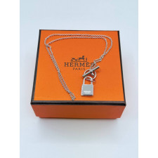 에르메스 HE06 켈리 실버 목걸이