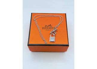 에르메스 HE06 켈리 실버 목걸이