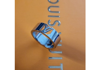 루이비통 387 SIGNATURE CHAIN 실버 반지