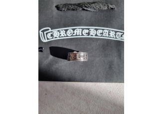 크롬하츠 스크롤라벨 반지