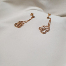 키린 울루 더블 큐빅 귀걸이