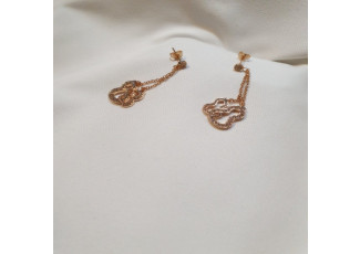 키린 울루 더블 큐빅 귀걸이