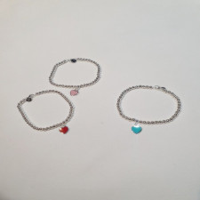 티파니 하트 실버 팔찌