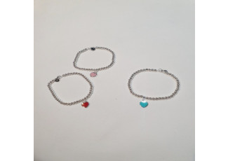 티파니 하트 실버 팔찌