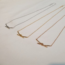 티파니 매듭 노트 목걸이