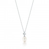 티파니 TOZ 04 빅토리아 진주와 다이아몬드 펜던트 목걸이
