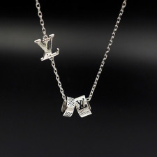 루이비통 KJ35 다미에 링스 목걸이