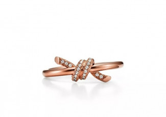 티파니 노트 로즈골드 반지