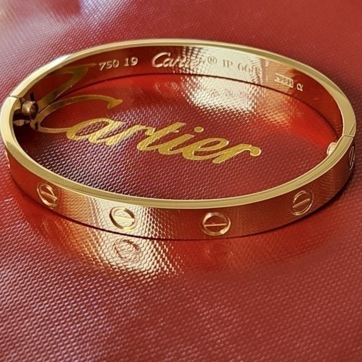 까르띠에 216 러브 팔찌 골드