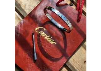 까르띠에 214 러브 팔찌 실버