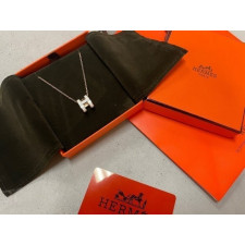 에르메스 팝아슈 화이트 목걸이