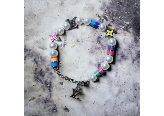 루이비통 258 모노그램 펄 파티 팔찌