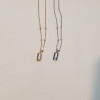 메시카 무브 다이아 버티컬 목걸이