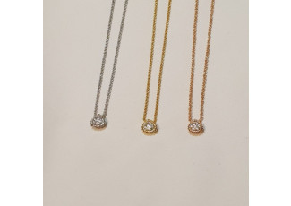 부쉐론 쎄뻥 미니 큐빅 목걸이