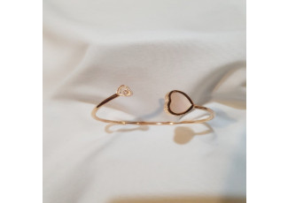 쇼파드 해피 하트 자개 다이아 팔찌