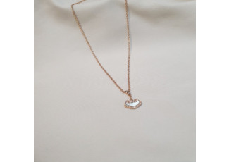 키린 유이 큐빅 자개 목걸이