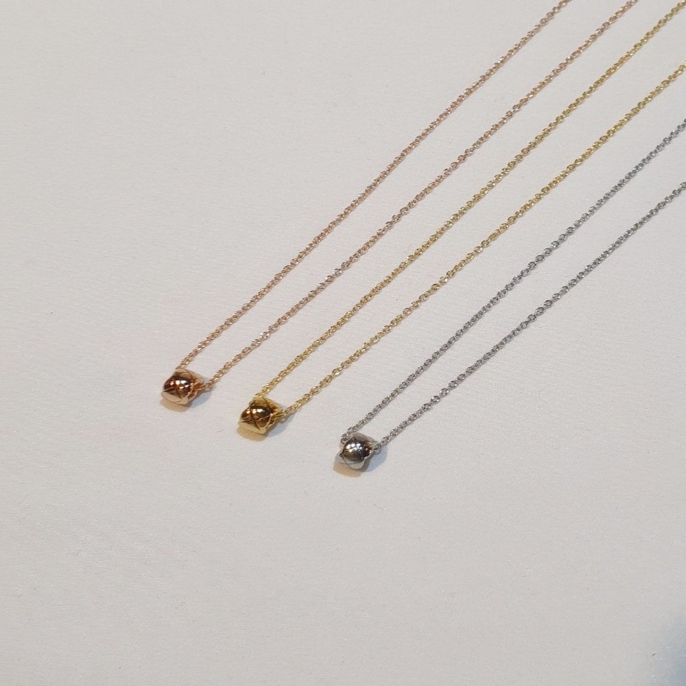 샤넬 미니 코코 라운드볼 목걸이