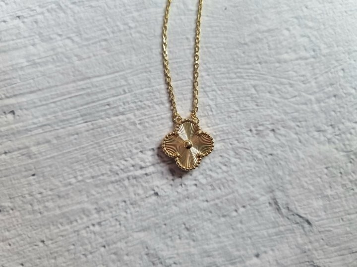 반클리프 빈티지 알함브라 옐로골드 목걸이