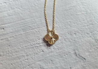 반클리프 빈티지 알함브라 옐로골드 목걸이