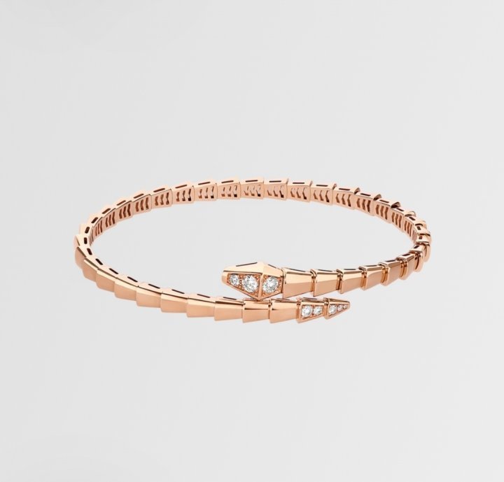 불가리 세르펜티 로즈골드 팔찌