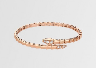 불가리 세르펜티 로즈골드 팔찌