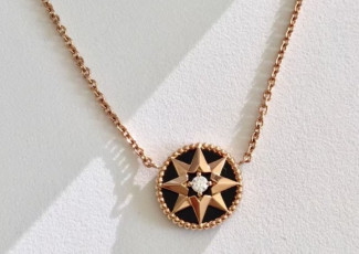 디올 로즈 목걸이