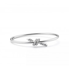 티파니 노트 뱅글 화이트골드 팔찌