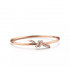 티파니 노트 뱅글 로즈골드 팔찌