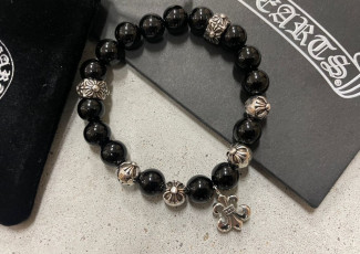 크롬하츠 비즈 블랙 팔찌