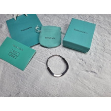 티파니 락 뱅글 화이트 팔찌