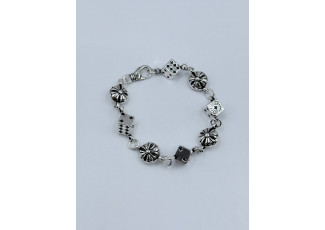 크롬하츠 ME09 다이스 주사위 크로스 볼 팔찌