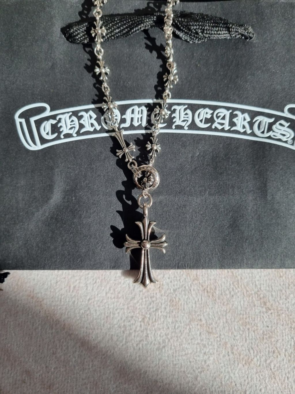 크롬하츠 십자가 목걸이