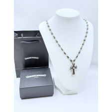 크롬하츠 ME01 볼크로스 체인 실버 목걸이