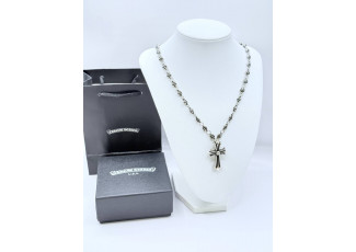 크롬하츠 ME01 볼크로스 체인 실버 목걸이